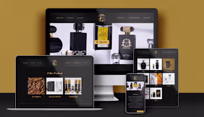 E-commerce Web Design - Impact Perfumes