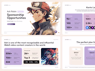Ash Robin Branding & Pitch Deck