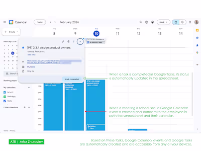 Apps Script to create Google