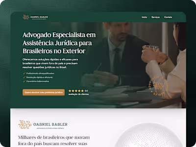 Lawfirm Framer Premium Website