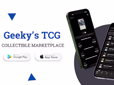 Geeky's TCG: Collectible Marketplace App