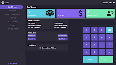 Debt Control Management System for Shops