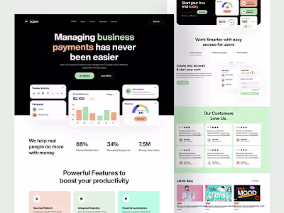 Saas Landing Page 