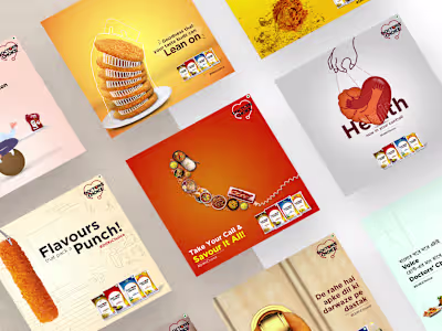 Social Media Posts For "Doctor's Choice" Cooking Oil Brand