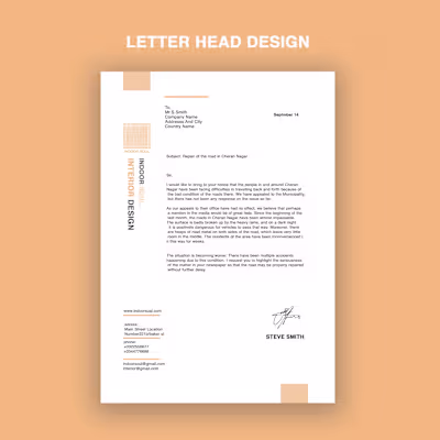 Leaflets and Letterheads design