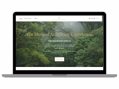 Podia Online Course - Music/Sound healing Course Website