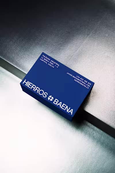 Hierros Baena | Branding + Logo