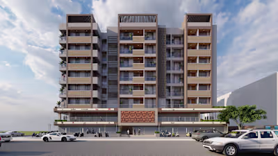 The Urban Facade: A Modern Mixed-Use Building