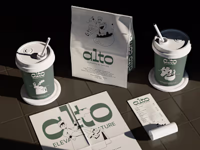 Alto Coffee Brand | Packaging Design