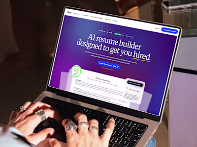 Rezi.ai Website Design