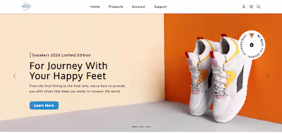 👟 Shoe E-Commerce Website Design & Development