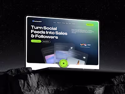 SociableKIT Landing Page Design