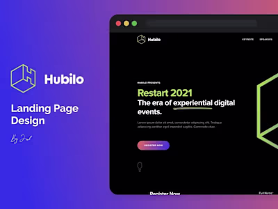 Hubilo - Landing page Redesign 
