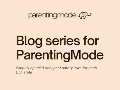 Blog series for ParentingMode