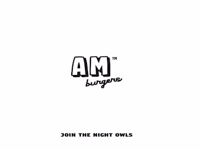 AM Burger - Brand design