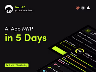 AI Job–CV Analyzer MVP Built in 5 Days