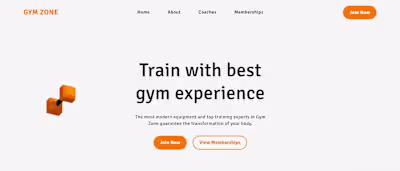 Gym Website