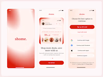 Shome - Mobile Shopping App