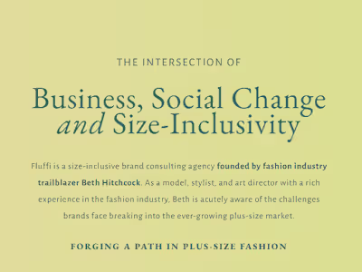 Fluffi Body Diversity Brand Consulting (Website & Branding) 