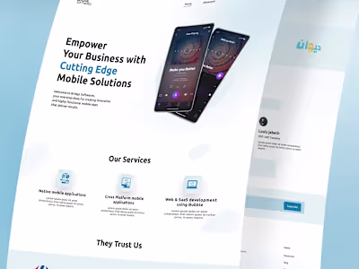 Bridge Software Website | UIUX Design