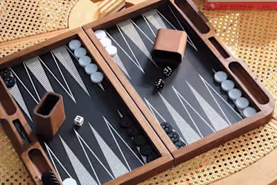 Skyline Backgammon Set