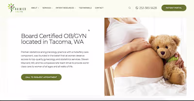 Rainier OBGYN | WordPress Redesign
Premier