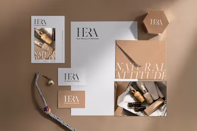 Visual identity for a boutique beauty & wellness brand.