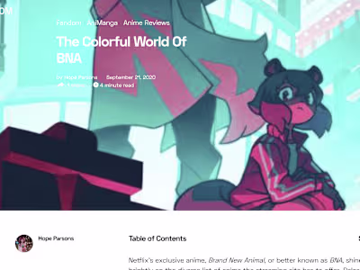 The Colorful World Of BNA • The Daily Fandom