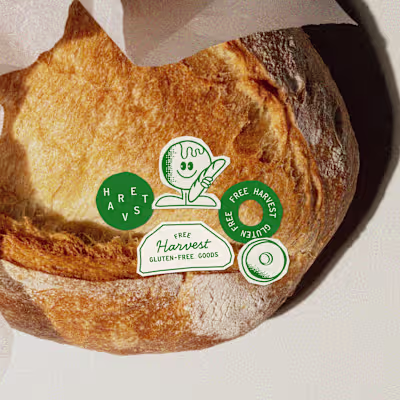 Free Harvest Bakery 🥖 Brand Identity Design 