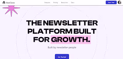 SaaS Email Newsletter Platform