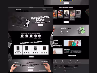 Paperwallet: Shopify E-Commerce Web Design