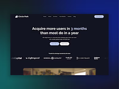 Circle Park | Website Design & Webflow