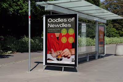 Bright & Bold Graphics for Asian Noodle House