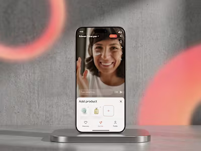 Bluush MVP App Design