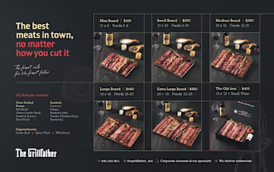 The GrillFather | Brochure + Ads