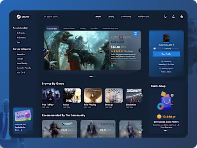 Steam Redesign