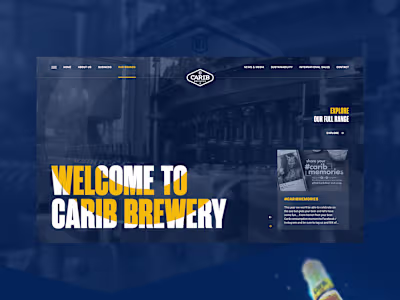 Carib Brewery on Behance