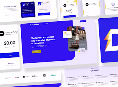 Flash Donors Web Design