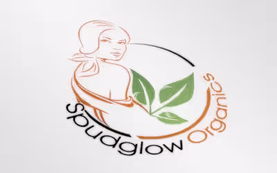 ROOTED IN BEAUTY: UNVEILING THE RADIANT SPUDGLOW ORGANICS LOGO
