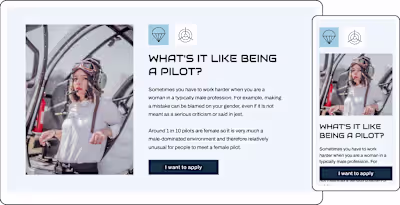 SPHAIR - Aviation career assessment and training website