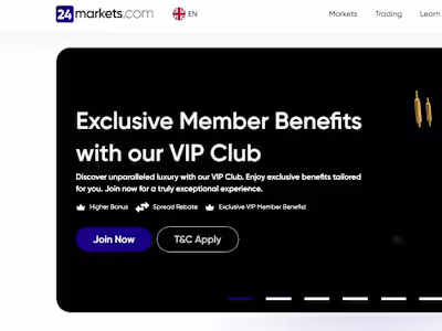 Forex trading: User-friendly platform | 24markets.com