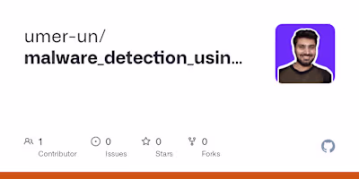 Malware Detection using Machine Learning techniques