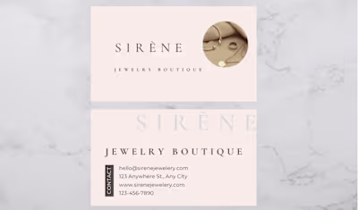 Business card design