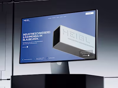 B2B Industrial Website Design with 3D Animation