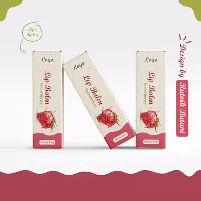 Lip Balm Packaging Designing