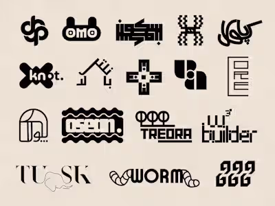This collection features logos from both client work and per...