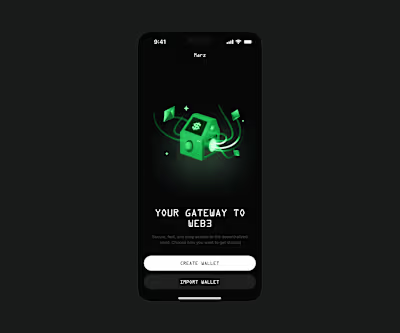 Marz Wallet Onboarding 