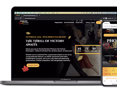 WordPress Website Redesign | Event Website