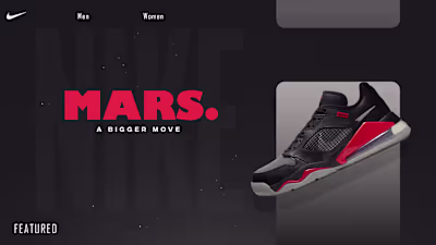 UI Design For NIKE Product
