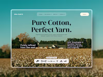 Website - Cotton and Yarn